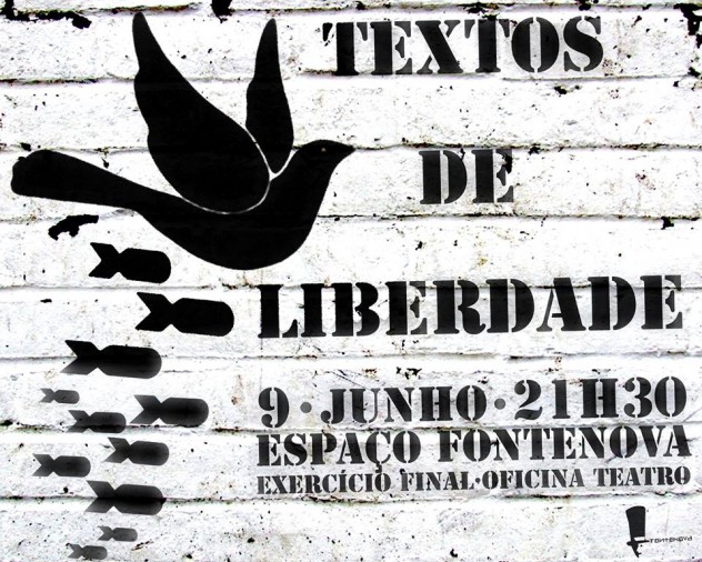 Textos de Liberdade - Oficina 2014 - Cartaz Leonardo Silva